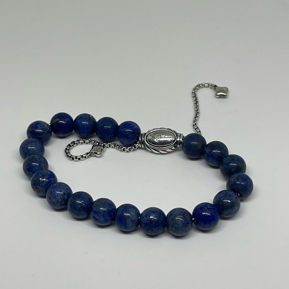 David Yurman Spiritual Beads Bracelet with Lapis Lazuli - Picture 2 of 4